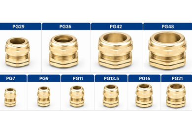 Brass Cable Gland PG7 PG9 M12 M16 M20 M40